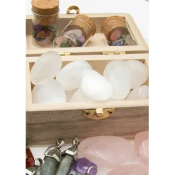 Geschenkebox, Edelsteinüberraschung, Edelsteinkiste, Adventskalenderfüllung, Nikolaus, Geschenkidee, Unisex, Mitbringsel