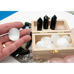 Geschenkebox, Edelsteinüberraschung, Edelsteinkiste, Adventskalenderfüllung, Nikolaus, Geschenkidee, Unisex, Mitbringsel