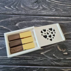 Geschenketui aus Gießbeton Schatulle für Geschenkkarten oder Schokoriegel Geschenkverpackung Geburtstgsgeschenk