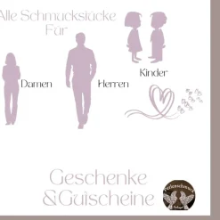 Geschenkgutschein zum selbst gestalten eines Schmuckstücks