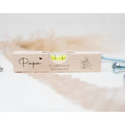 Geschenkidee für Papa, Vatertagsgeschenk, Wasserwaage, Geschenk Papa, Geburtstag, Vatertag, Weihnachtsgeschenk, Gesc