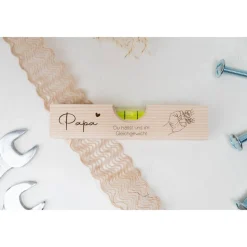 Geschenkidee für Papa, Vatertagsgeschenk, Wasserwaage, Geschenk Papa, Geburtstag, Vatertag, Weihnachtsgeschenk, Gesc