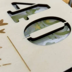 Geschenkkarten Holz „40. Geburtstag" Nr. 16