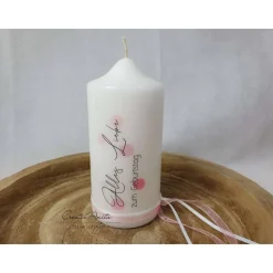 Geschenkkerze -Alles Liebe- zum Geburtstag