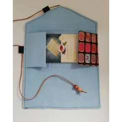 Geschenkkuvert Gutscheinkuvert Stoffkuvert Stoffumschlag Kaffee Upcycling