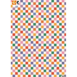 Geschenkpapier Bunte Osterzeit, 15 Bogen mit 5 verschiedenen floralen und graphischen Mustern