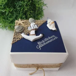 Geschenkschachtel - Geldgeschenkverpackung Maritim