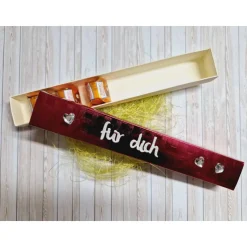 Geschenkschachtel für Schokoriegel – Handgemachte Geschenkverpackung