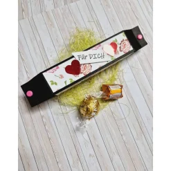 Geschenkschachtel für Schokolade – Handgemachte Geschenkverpackung