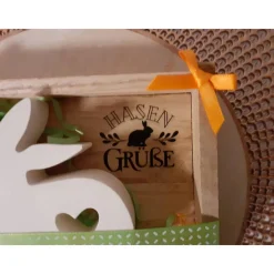 Geschenkset | Geschenk | Holz | Mitbringsel | Ostern | Osterhase | Frühling