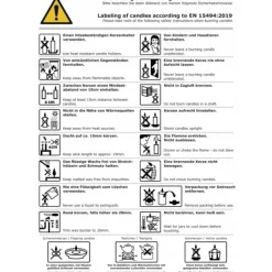 Geschenk-Set / Happy Birthday / im Becher / Kerzenhalter / Kerze / Reagenzglas / Smileyperlen