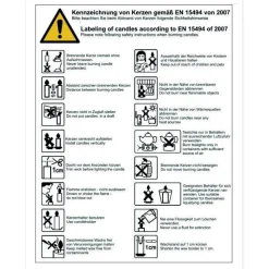 Geschenk-Set / Happy Birthday / Dekotablettr / Gugelhupf / Kerze dreifarbig