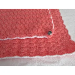 Geschenkset Baby zur Geburt - Babydecke orange