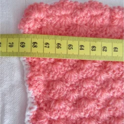 Geschenkset Baby zur Geburt - Babydecke orange