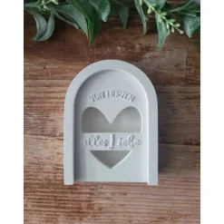 Geschenkset Geburtstag, Mitbringsel, Geschenk aus Gießmasse, Gutscheinbox, Verpackung Geldgeschenk Alles Liebe