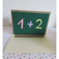 Geschenkset personalisiert - Einschulungskarte mit Schlüsselanhänger