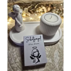 Geschenkset „Schutzengel für dich“ – Trost & Licht in liebevoller Handarbeit