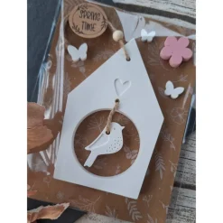 Geschenk-Set "Spring Time" ~ Frühling in der Tüte ~ Geschenktüte Vogelhaus ~ Mitbringsel Vogel