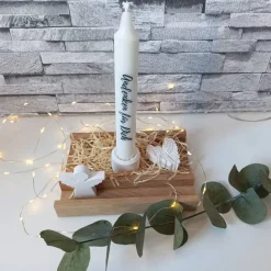 Geschenkset Trauer – Trostspendende Geschenkbox Andenken mit Kerze & Engel aus Raysin