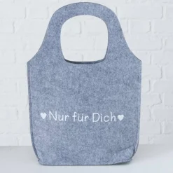 Geschenktasche Filz 3 verschiedene Sprüche Geschenktüte