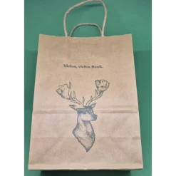 Geschenktüte Hirschmotiv / Hirsch Motiv Geschenk / Geschenkverpackung Danke / Geschenkverpackung Hirsch / Geschenk