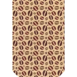 Geschenktüte Kaffee, 5 Papiertüten, Bodenbeutel mit stilisierten Kaffeebohnen