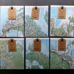 Geschenktüten aus kleinen Weltatlas