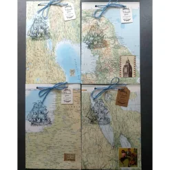 Geschenktüten aus Weltatlasseiten