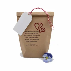 Geschenktüten-Set Spruch von Seneca Sinn des Schenkens Liebe Tüte klein