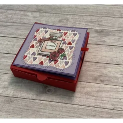 Geschenkverpackung / Gastgeschenk mit integrierter Grußkarte, Goodie, Mitbringsel, Geldgeschenk zum Geburtstag, Pizzabox