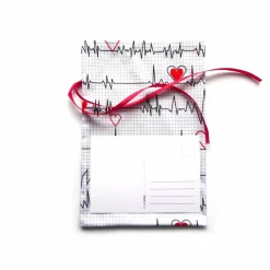 Geschenkverpackung aus Stoff - Mein Herz schlägt für Dich - Stoffbeutel Geschenksäckchen