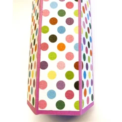 Geschenkverpackung Buntstift: Handgemachte Geschenkbox aus Karton zur Einschulung (6,2 x 22 cm)