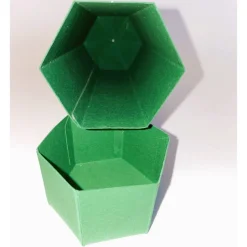 Geschenkverpackung Buntstift: Handgemachte Geschenkbox aus Karton zur Einschulung (6,2 x 22 cm)