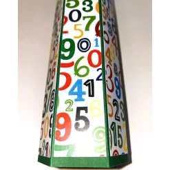 Geschenkverpackung Buntstift: Handgemachte Geschenkbox aus Karton zur Einschulung (6,2 x 22 cm)