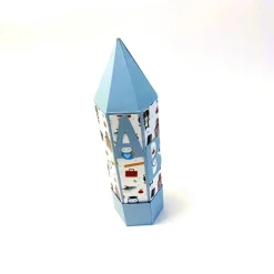 Geschenkverpackung Buntstift: Handgemachte Geschenkbox aus Karton zur Einschulung (6,2 x 22 cm)