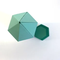 Geschenkverpackung Buntstift: Handgemachte Geschenkbox aus Karton zur Einschulung (6,2 x 22 cm)