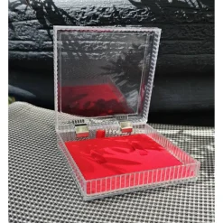 Geschenkverpackung, durchsichtig, Klappdeckel