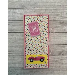 Geschenkverpackung für eine Tafel Schokolade mit integrierter Grußkarte, Gutschein, Geburtstag, Goodie, Handarbeit