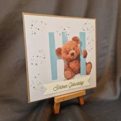 Geschenkverpackung  Geburtstagsgeschenke  Teddybär  Sternedekoration  Partydekoration