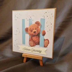 Geschenkverpackung  Geburtstagsgeschenke  Teddybär  Sternedekoration  Partydekoration