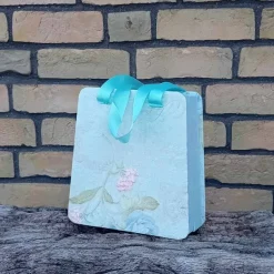 Geschenkverpackung Geschenktasche Geschenkbox, 2 Größen, rosa oder hellblau