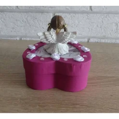 Geschenkverpackung Herz mit Engelchen