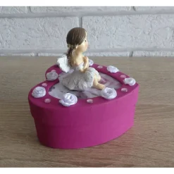 Geschenkverpackung Herz mit Engelchen