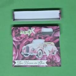 Geschenkverpackung Hochzeit / Hochzeit Auto Motiv /Geldgeschenk Hochzeit / Hochzeitsgeschenk Verpackung