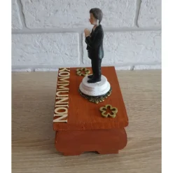 Geschenkverpackung Holztruhe "Kommunion" - Junge