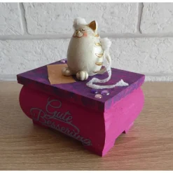 Geschenkverpackung Holztruhe 