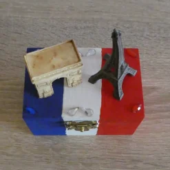 Geschenkverpackung Holztruhe - Reise - Paris