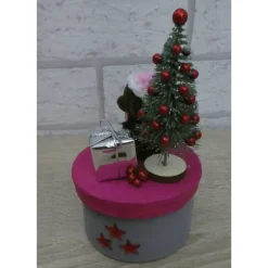 Geschenkverpackung Hund, Weihnachtsbaum, Päckchen