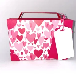 Geschenkverpackung in Kofferoptik aus Karton für ein Geldgeschenk zum Urlaub oder Reisegutschein (18x13,5x3,3 cm)