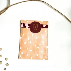 Geschenkverpackung Set SUMMER SIGNS Geschenkpapier Aufkleber Anhänger und Tüten in bunten Farben